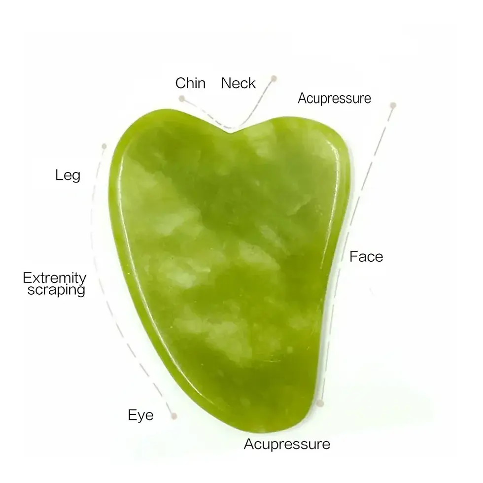 Thumbnail: Natural Jade Roller Face Gua Sha 