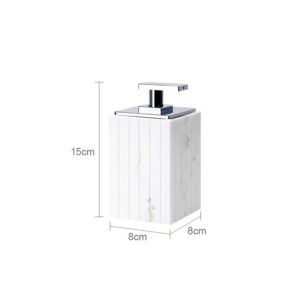 Миниатюра: Аксессуары для ванной из натурального мрамора NEW JAZZ WHITE MARBLE