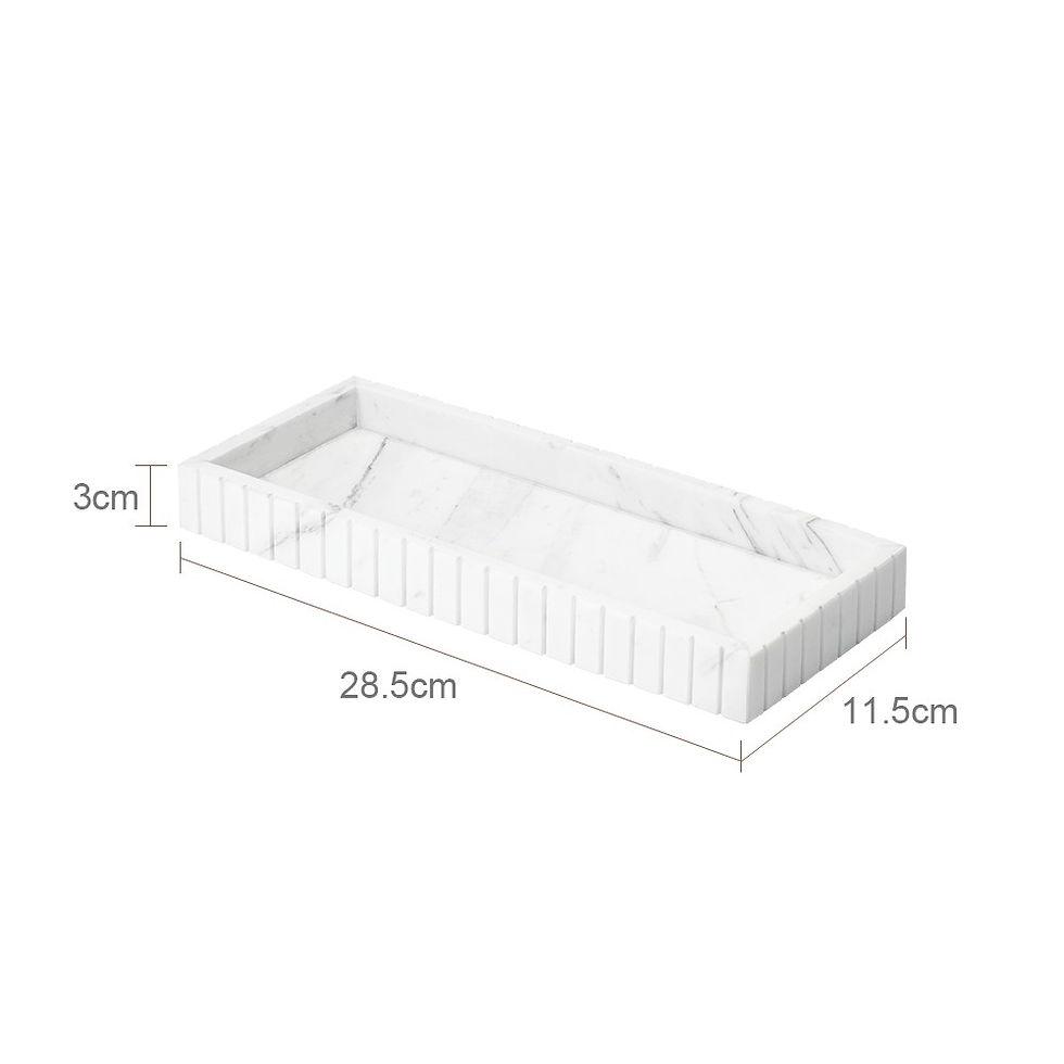 Миниатюра: Аксессуары для ванной из натурального мрамора NEW JAZZ WHITE MARBLE