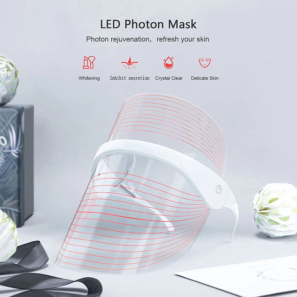 Thumbnail: Anti-Aging 3 Color Electric LED Light Therapy Facial Beauty Mask