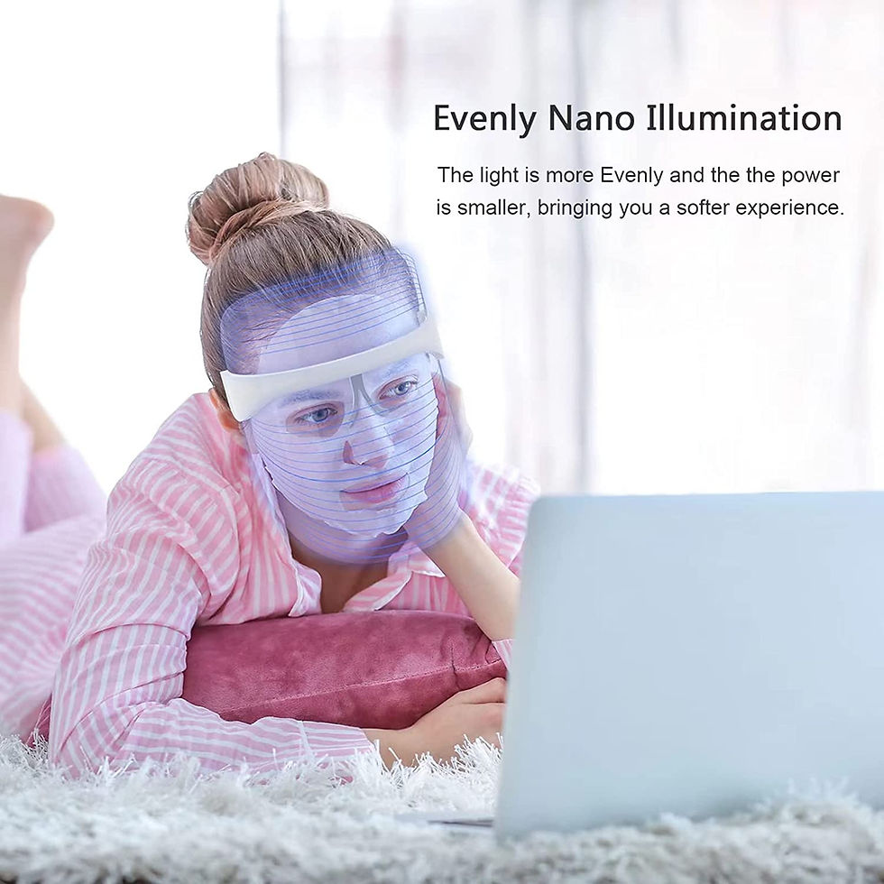 Thumbnail: Anti-Aging 3 Color Electric LED Light Therapy Facial Beauty Mask