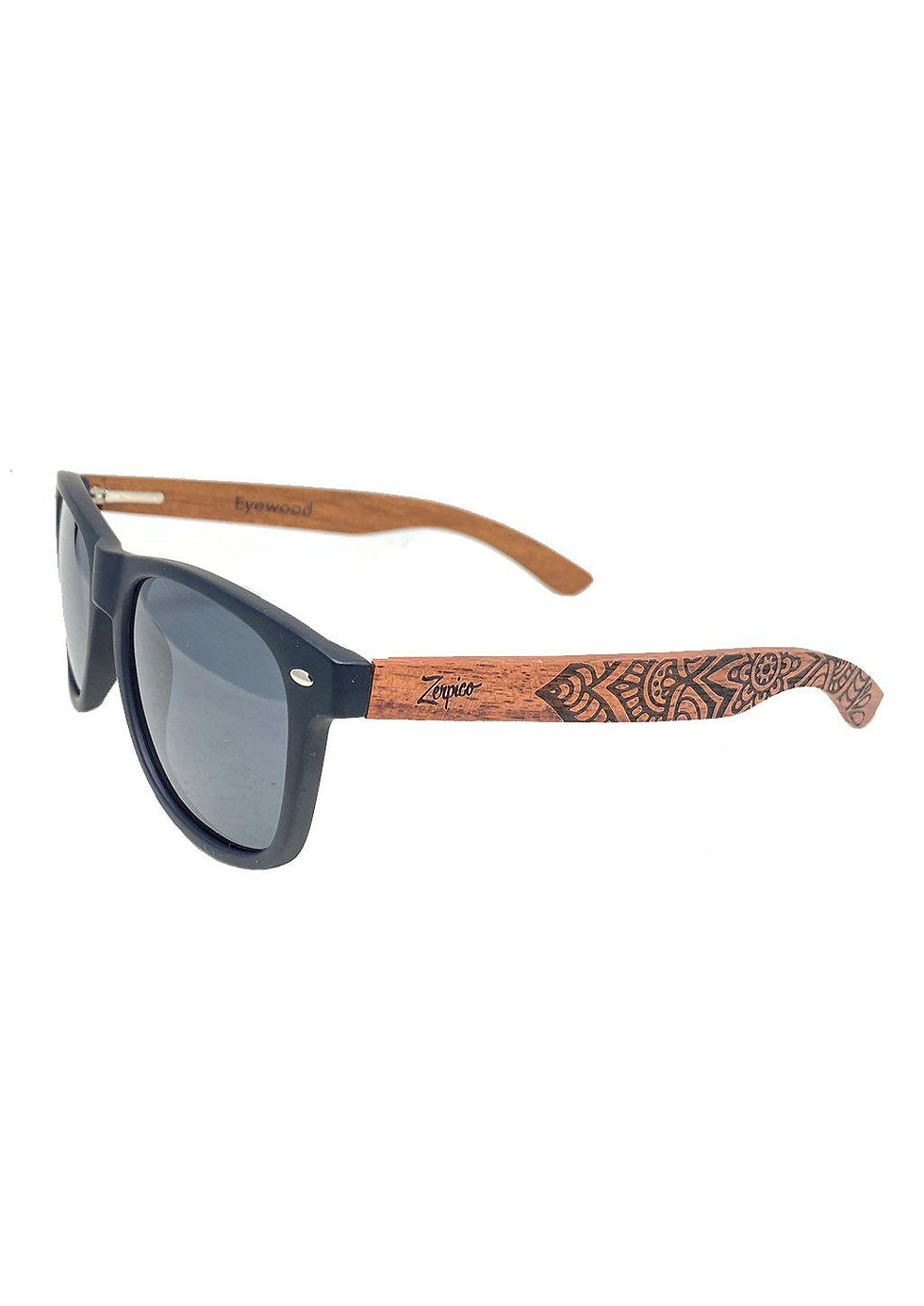 Thumbnail: Eyewood | Engraved Wooden Sunglasses - Mandala