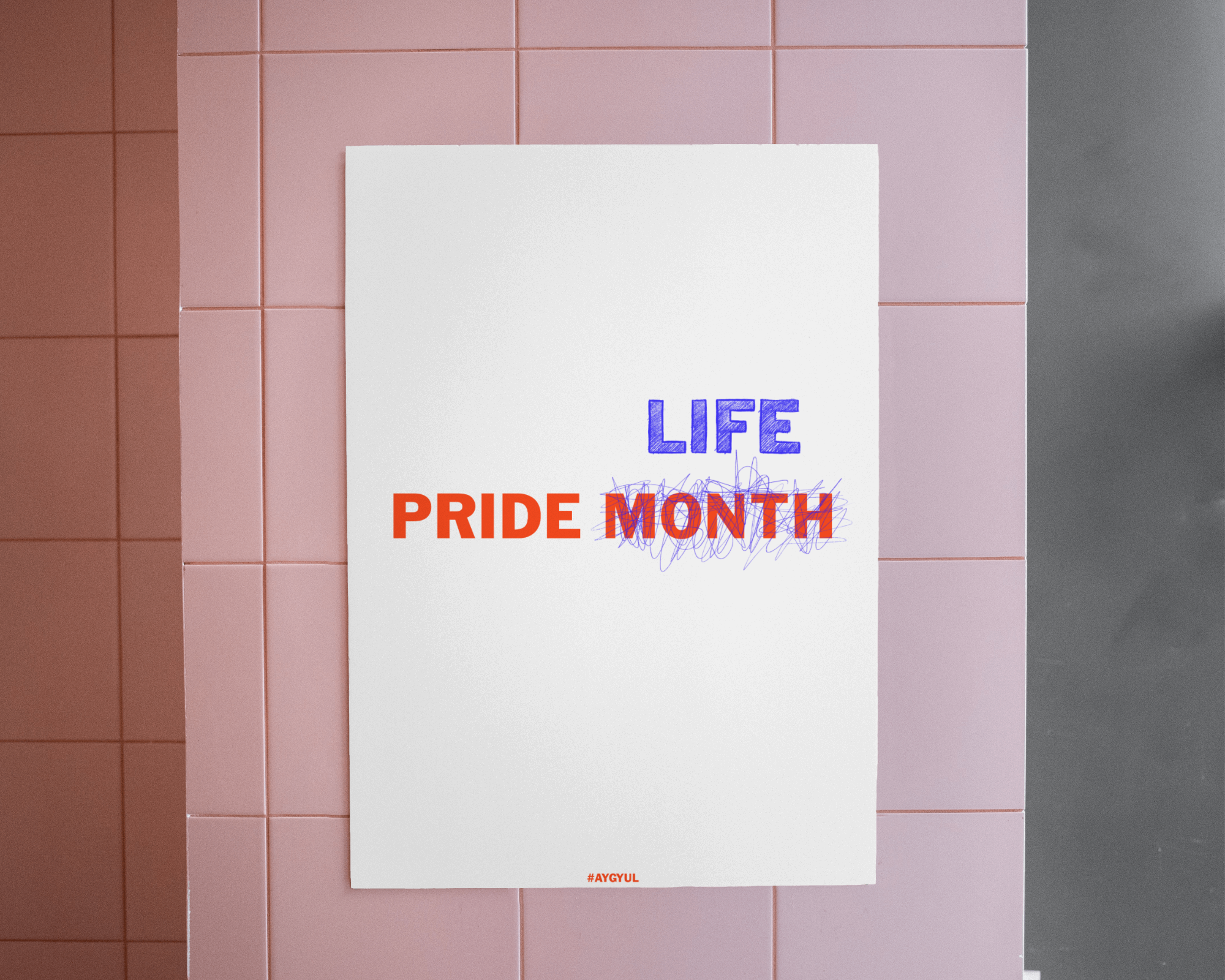 a4 print: pride life