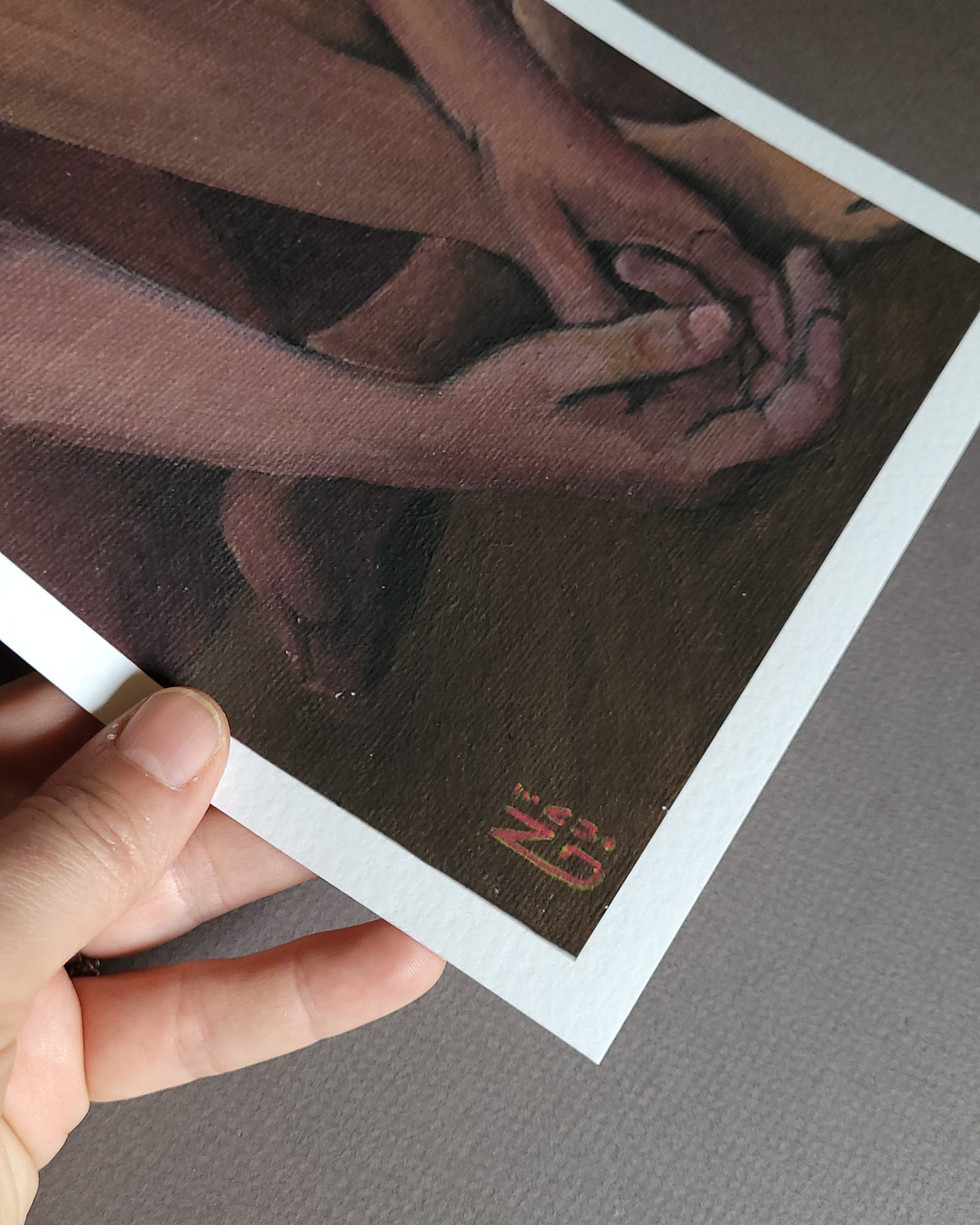 Miniature : Etude en trois temps - brun