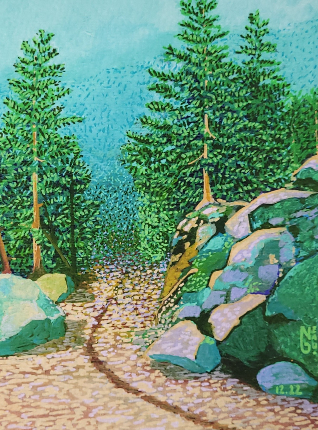 Chemin de montagne
