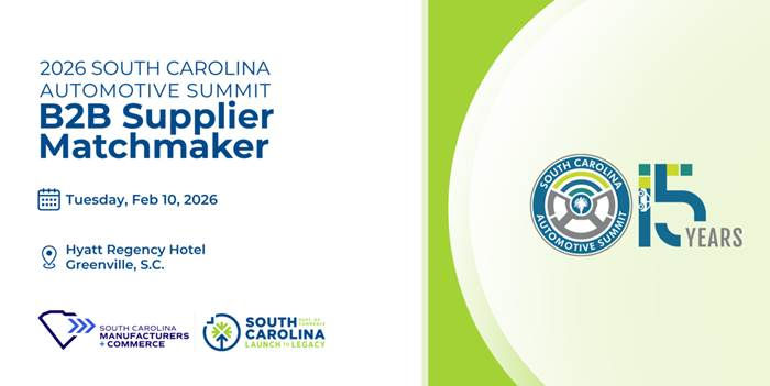 2026 South Carolina Automotive B2B Supplier Matchmaker