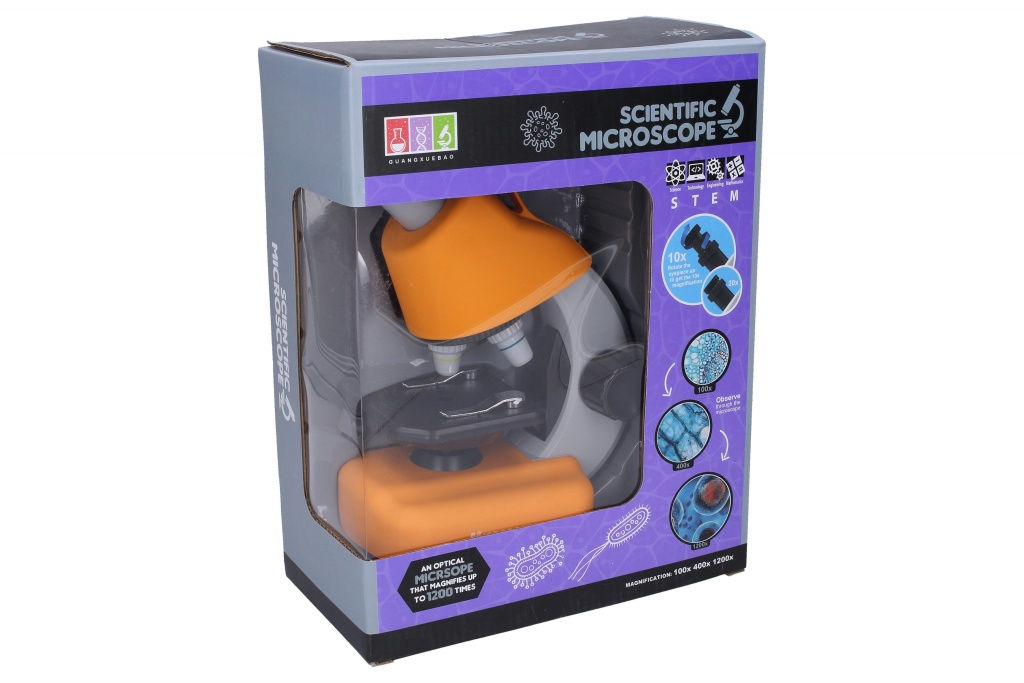 Մանկական մանրադիտակ 1200x մոտեցնելու հնարավորությամբ