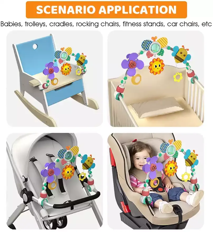 Thumbnail: Օրորոցին կամ սայլակին ամրացվող մոբիլ Huanger