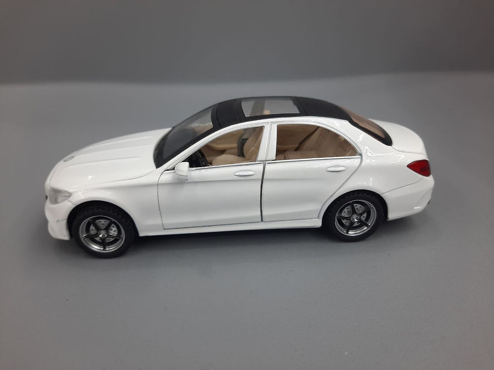 Thumbnail: Մետաղյա մեքենա Mercedes C-class սպիտակ