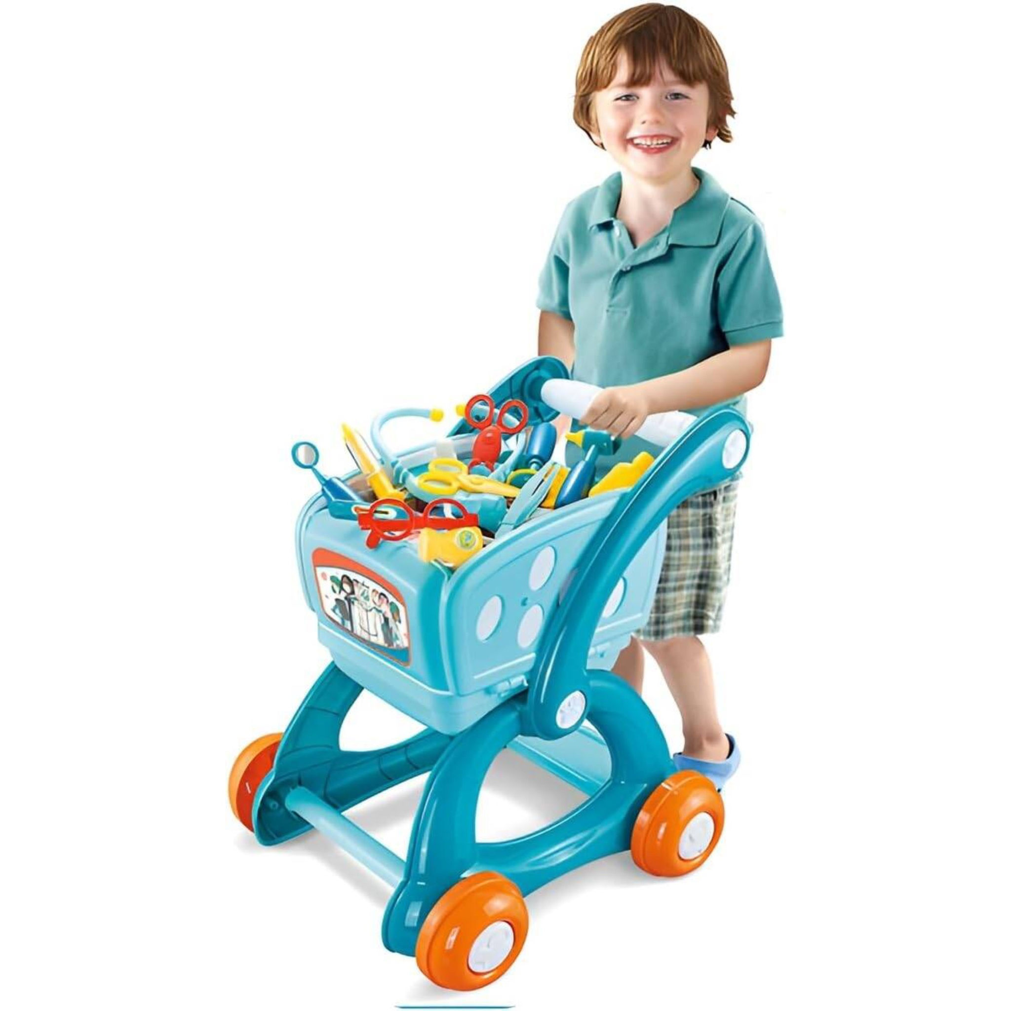 Բժշկական գործիքների հավաքածու սայլակով 2-ը 1-ում