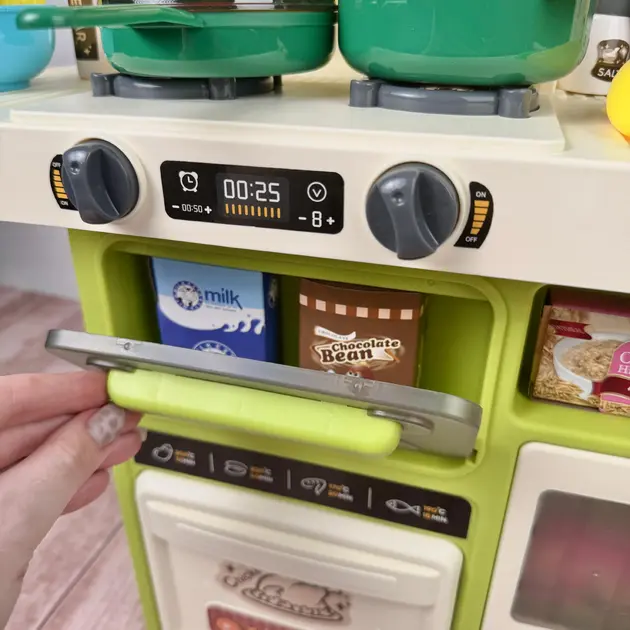 Thumbnail: Մանկական կանաչ խոհանոց 63 դետալ