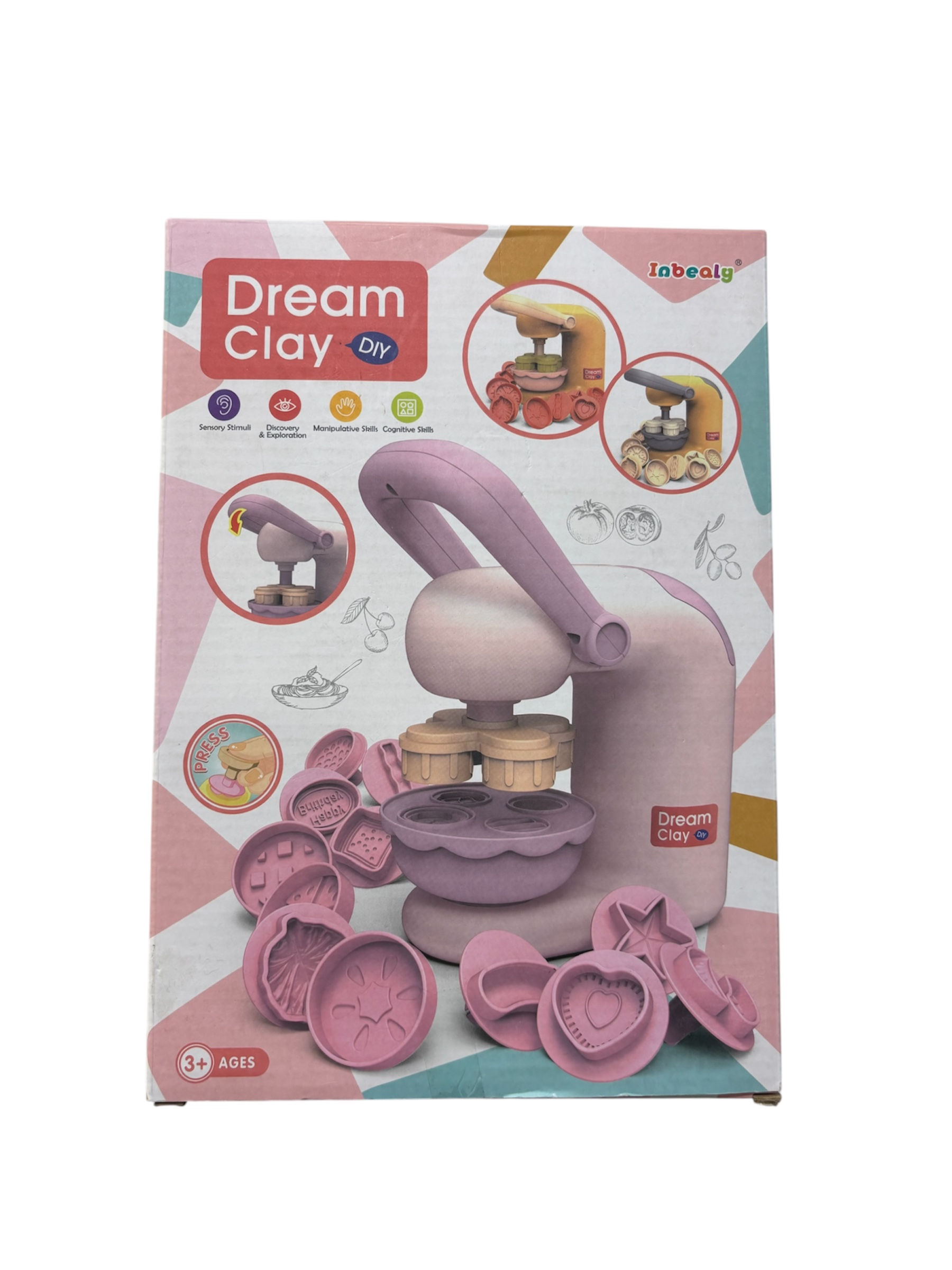 Ծեփախմորի հավաքածու 12 գույնի ծեփախմորներով 