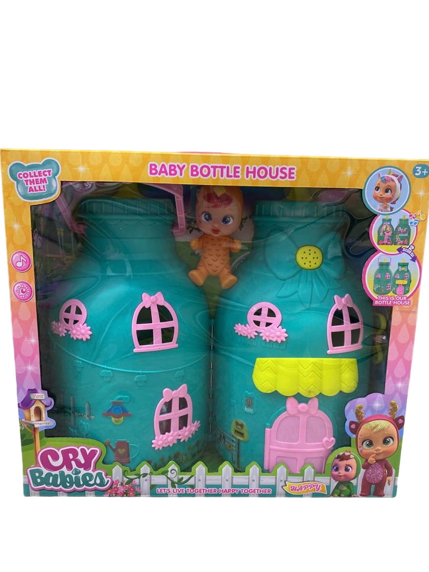 Տիկնիկ Cry Baby  տնակով