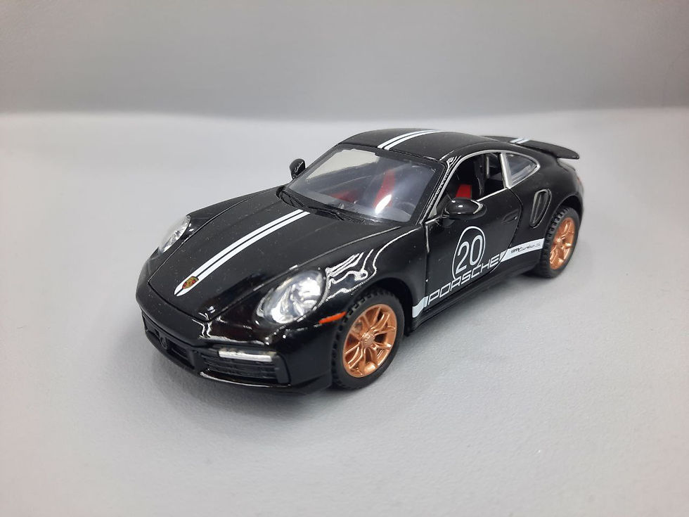 Thumbnail: Մետաղյա մեքենա Porsche 930 սև