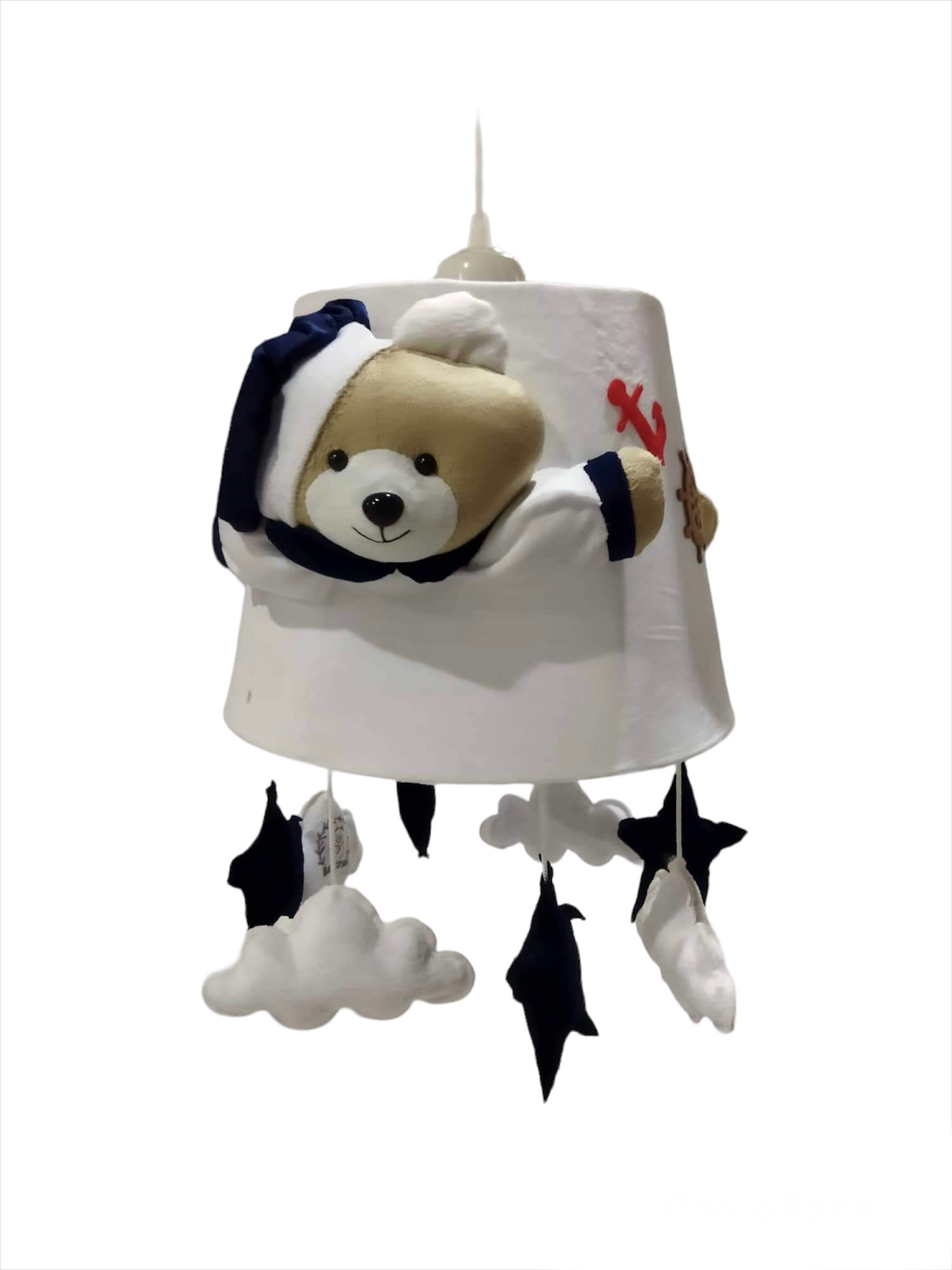 Լուսամփոփ փափուկ արջուկ կապույտ