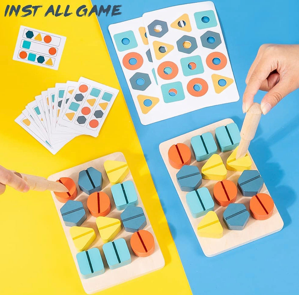 Thumbnail: Փայտե զարգացնող խաղ  քարտերով