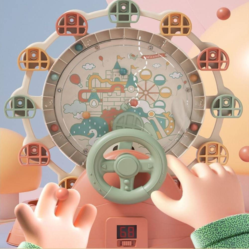 Գնդակները բռնող խաղ ղեկով կարուսել