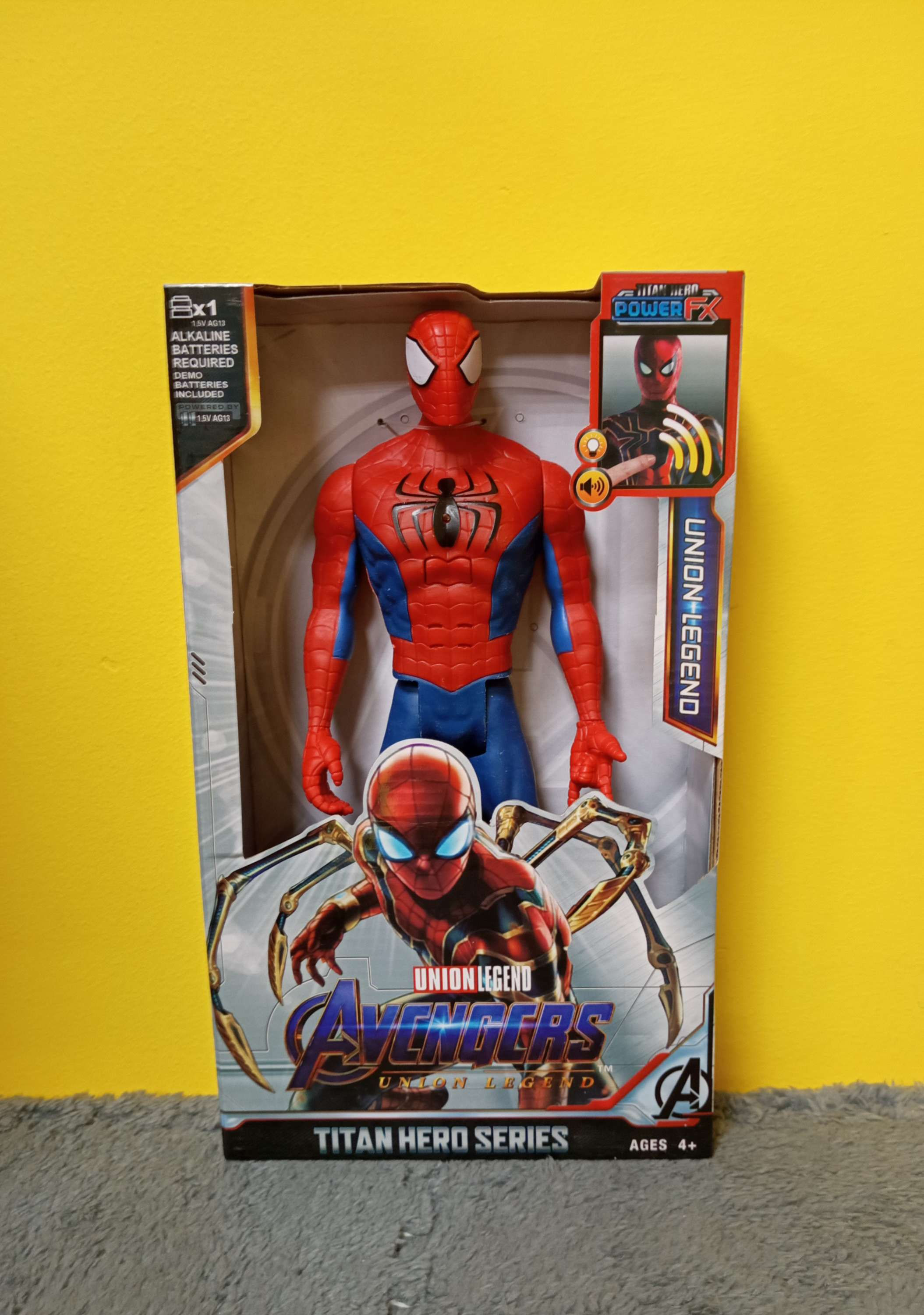 Սուպերհերոս Spider Man դիմակով Avengers Ձայնային էֆֆեկտներով 