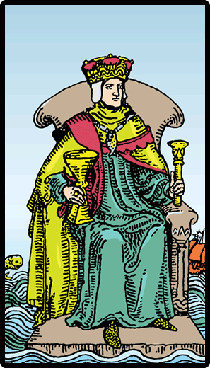 KUPA KRALI - TAROT