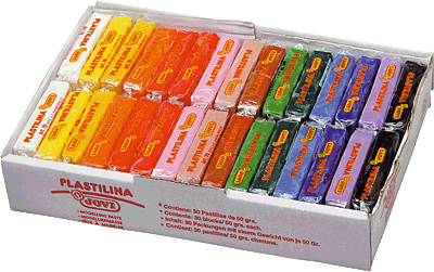 Plastilina en barras
