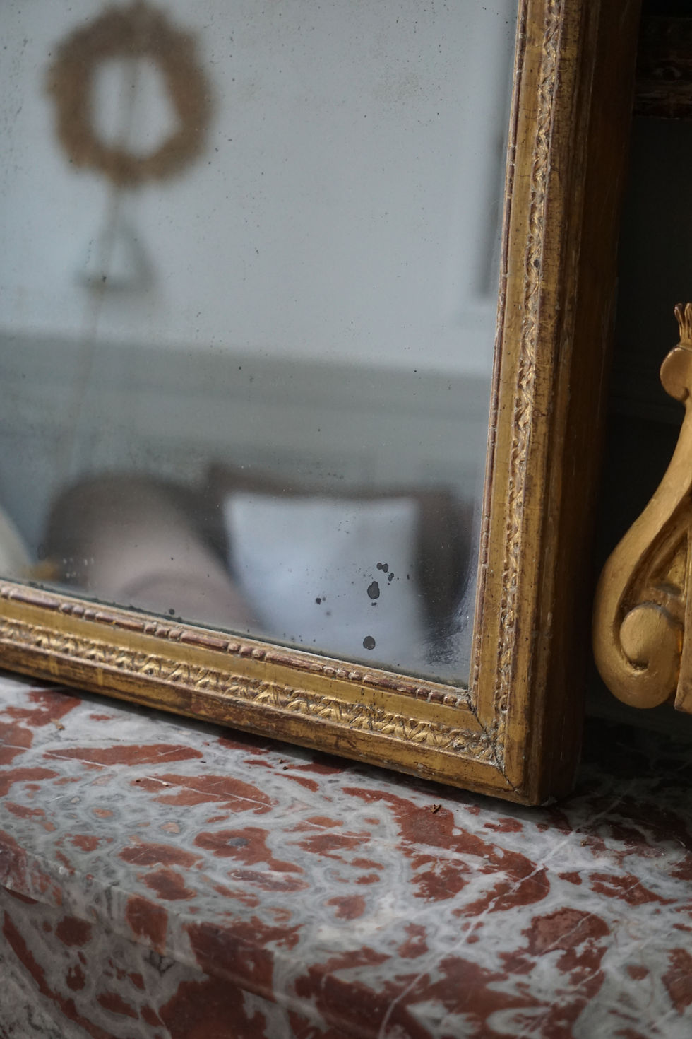 Miniature : Miroir XIXeme bois doré