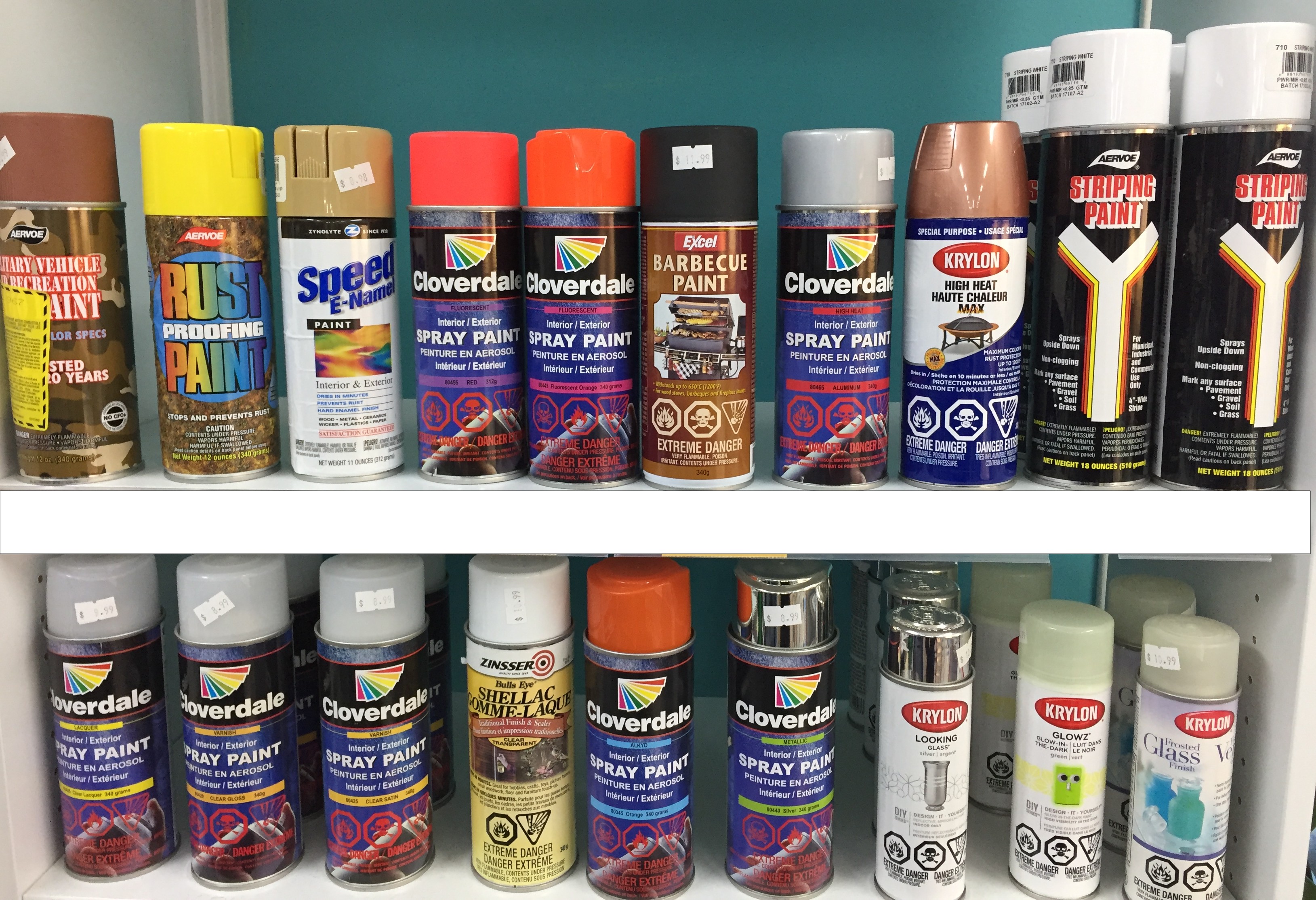 SPRAY PAINTS