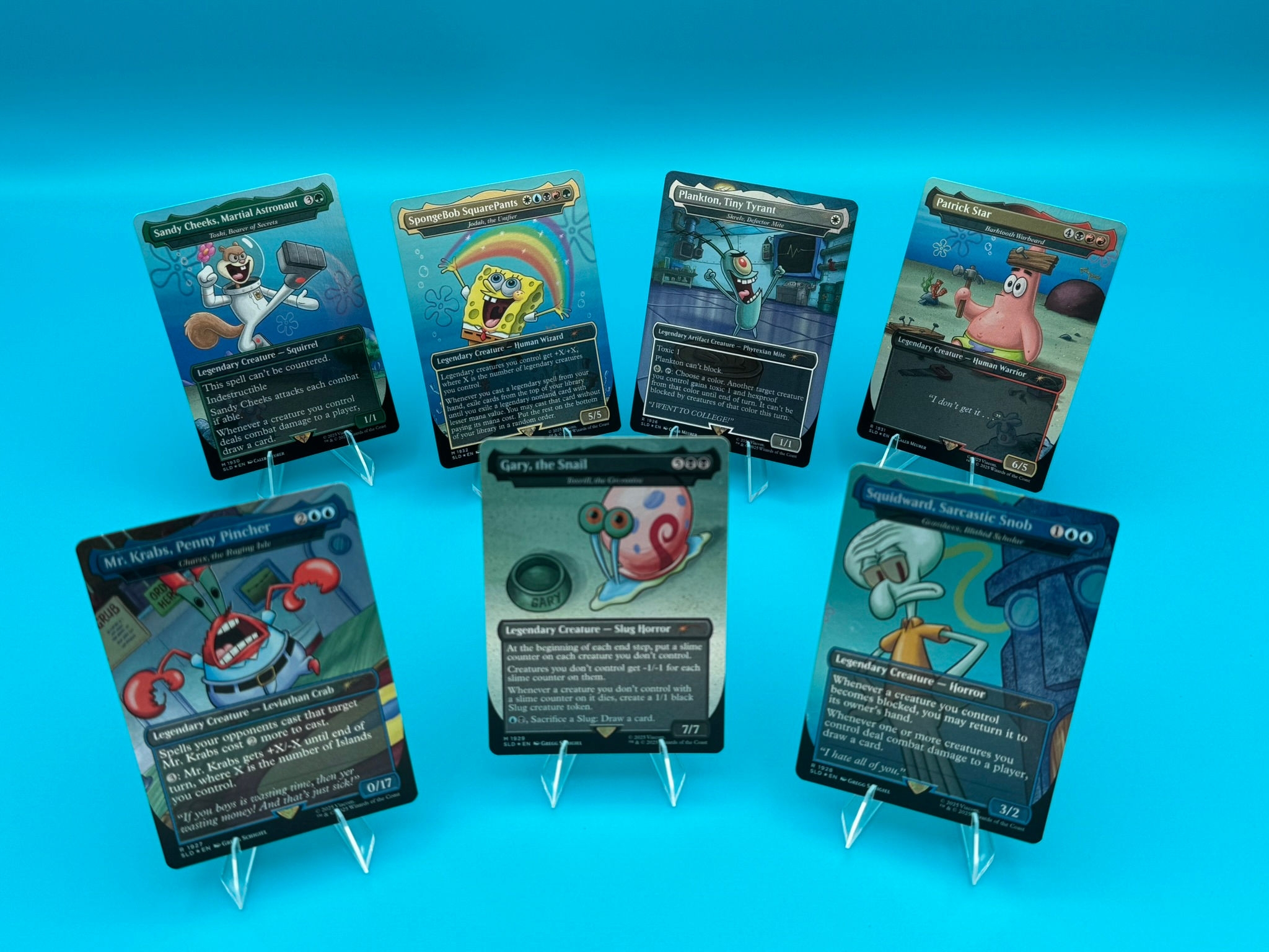 Magic: The Gathering Secret Lair x Spongebob Squarepants Complete Foil