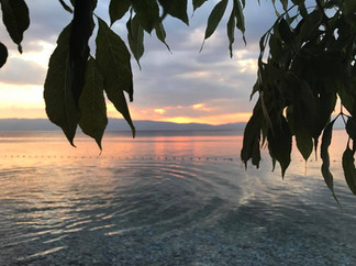 Sunset at Lake Ohrid