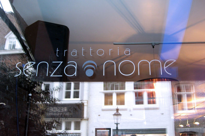 Branding Trattoria Senza Nome Maastricht