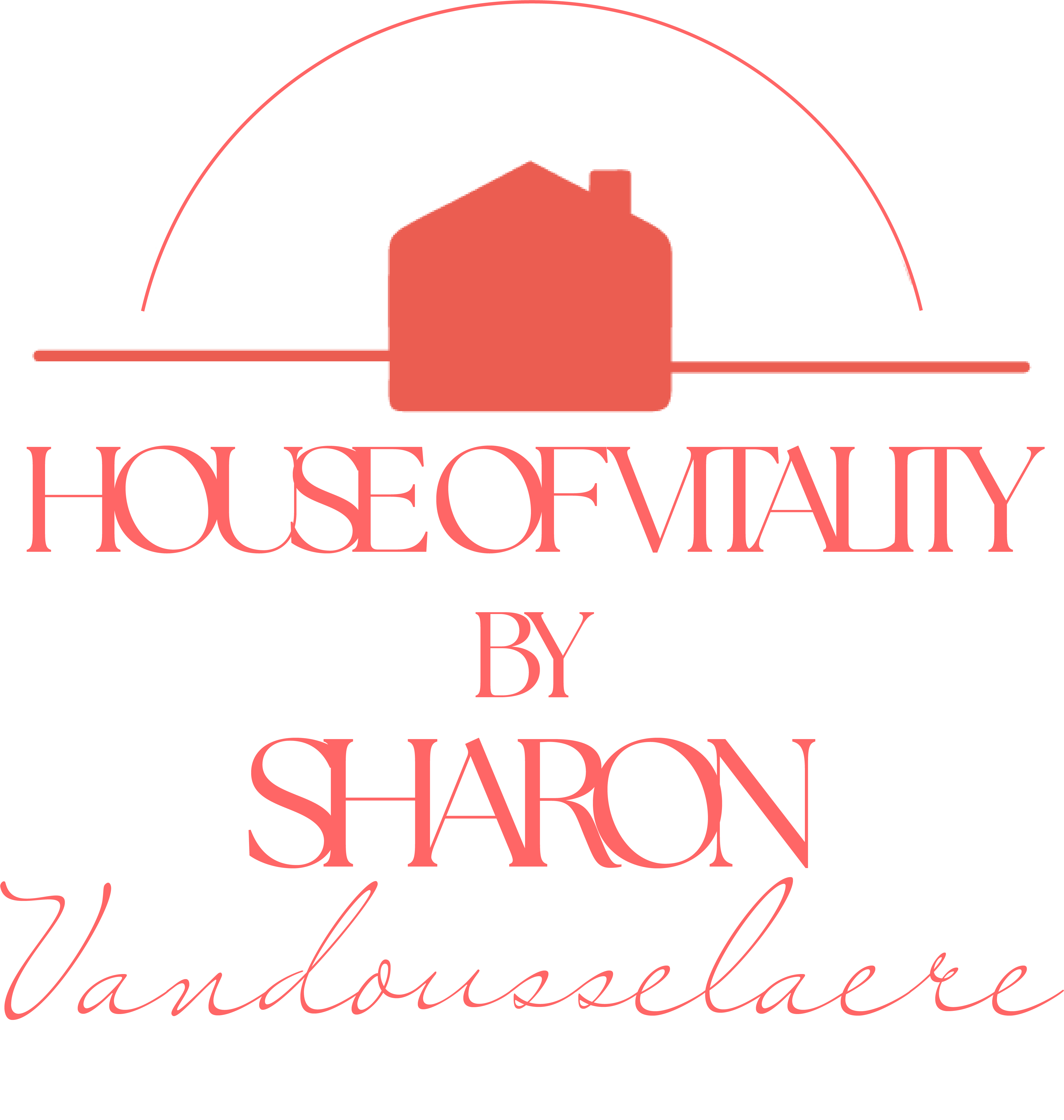 Logo House of Vitality by Sharon Vandousselaere