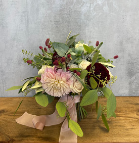 September bridal bouquet
