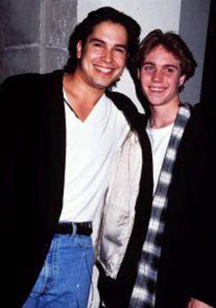 Marco with Jonathan Brandis