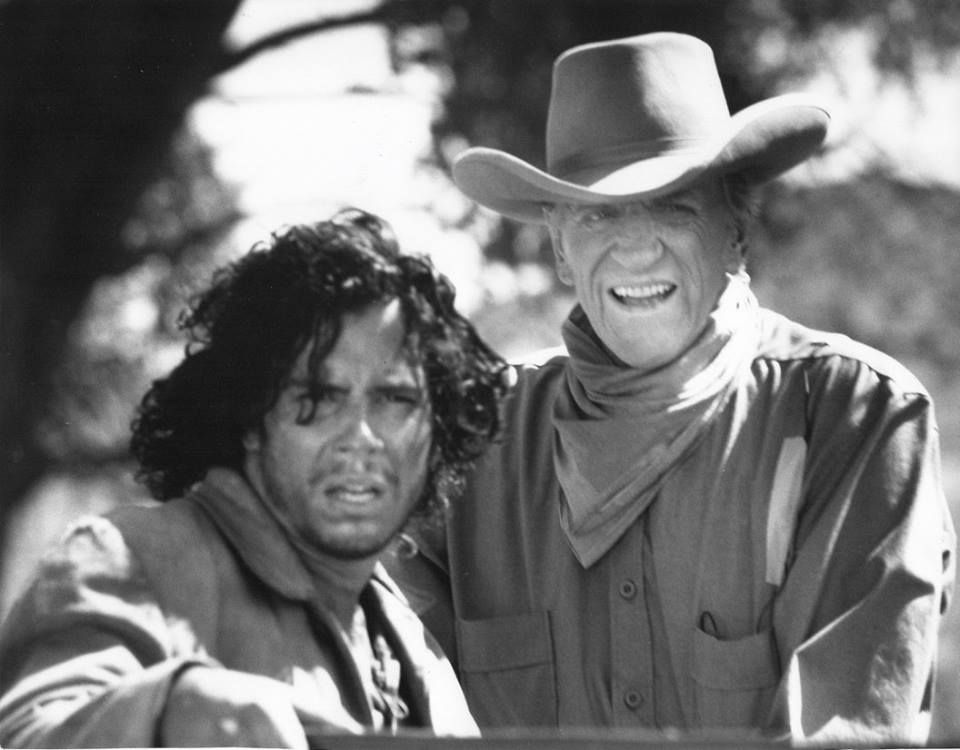 Marco with James Arness