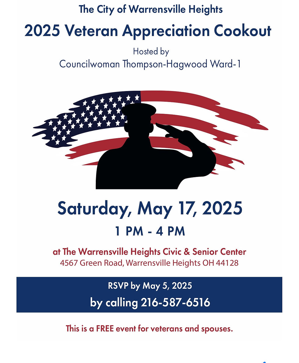 2025 Veterans Appreciation Cookout