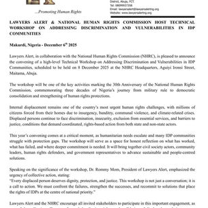 PRESS STATEMENT: WEBINAR