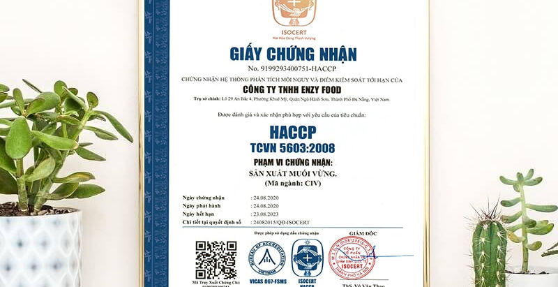 Tiêu chuẩn HACCP là gì?