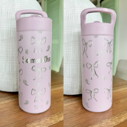 16oz Engraved Simple Modern Tumbler - Flip Top | Cut + Co Designs