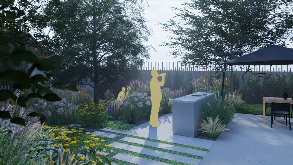 návrh zahrady, zahradní architekt, zahrada, realizace zahrady,venkovní kuchyň