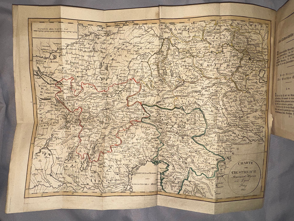 Miniaturbild: Kaiserthum Oesterreich mit Charten und Kupfern 1823