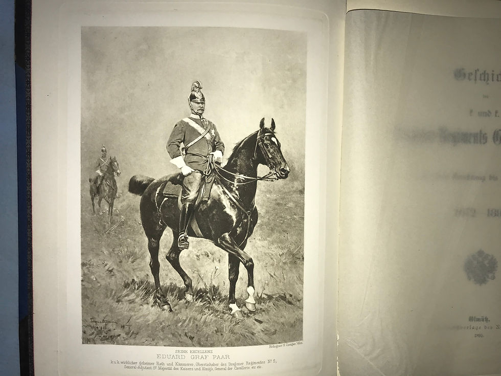 Miniaturbild: Geschichte des k. und k. Dragoner-Regiments Graf Paar 1672-1891
