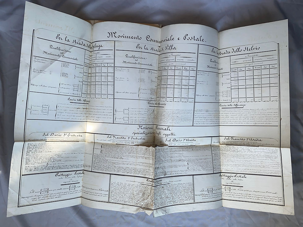 Miniaturbild: Lugani: Notizie statistiche Provincia di Valtellina 1842