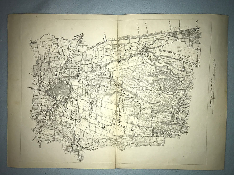 Miniaturbild: Landkarte Gardasee Verona, Peschiera und Mantova 1850