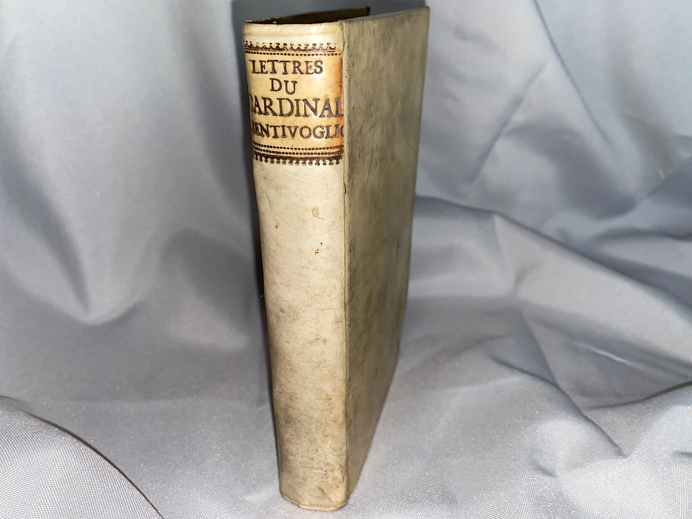 Miniaturbild: Lettres du cardinal Bentivoglio sur diverses matières 1722