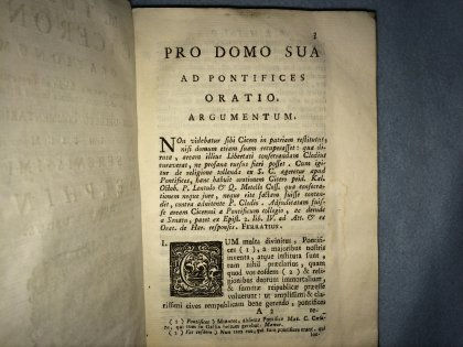 Miniaturbild: Ciceronis: Orationum. Selectarum, quarum in scholis est frequentior usus 1777