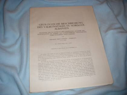 Miniaturbild: Marilaun: Geologische Beschreibung des Valbonatales in Nordost-Albanien 1916
