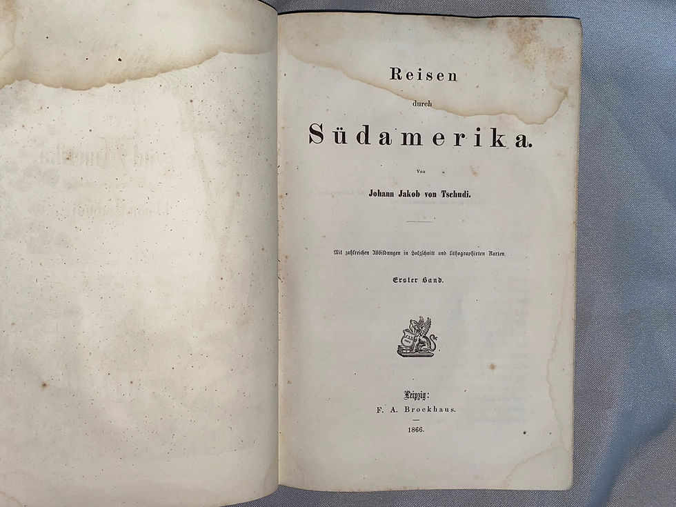 Miniaturbild: Tschudi: Reisen durch Südamerika 1866-1869