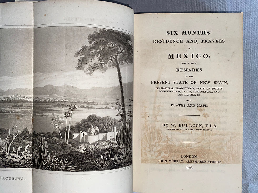 Miniaturbild: Bullock: Six months' residence and travels in Mexico New Spain 1824