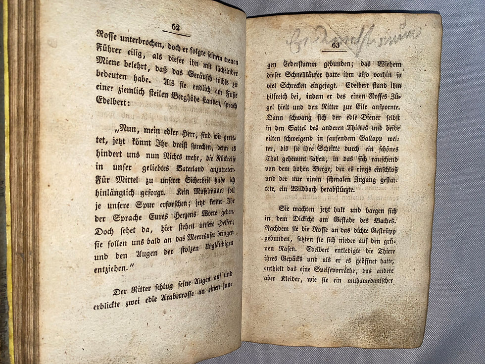 Miniaturbild: Hilbert: Kreuzfahrer & das Saracenenmädchen Kreuzzüge 1838