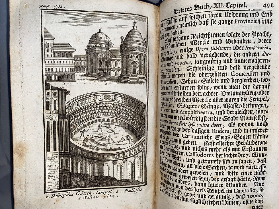 Miniaturbild: Fuhrmann: Oesterreichisches Heydenthum Völker-Beschreibung der Alten Zeiten 1737