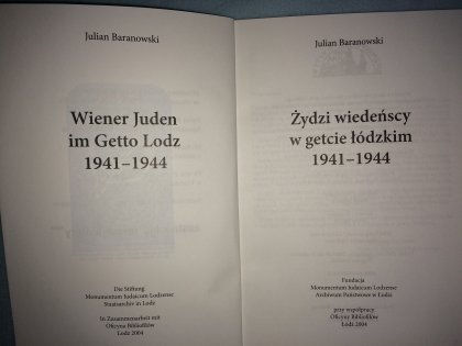 Miniaturbild: Baranowski: Wiener Juden im Getto Lodz 1941-1944